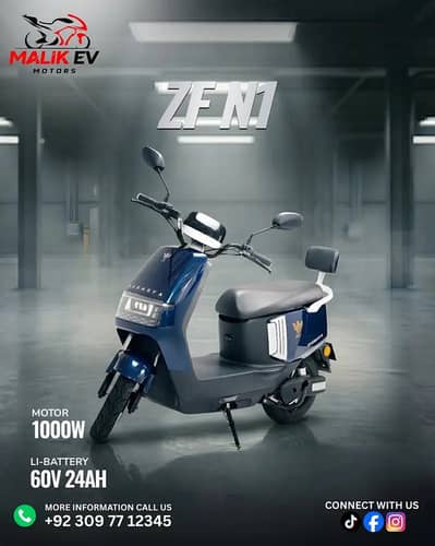 Lithium Battery | Zhong Fa N1 2026 | 1000W Motor | Electric Scooter