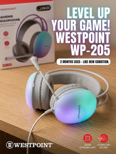 Headphones available 2 month used only