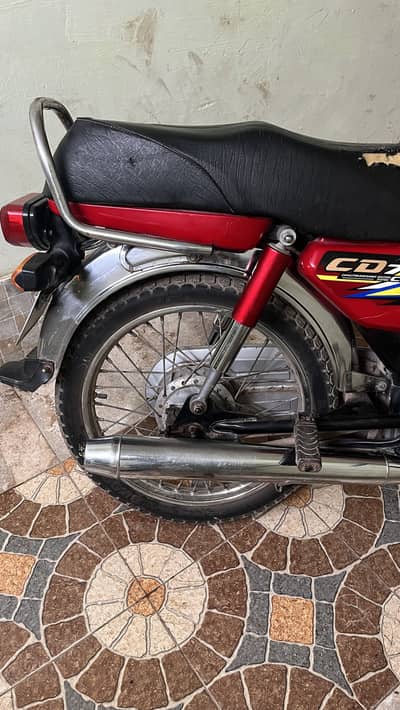 Good condition bike 2021 model red colour and brand bike
