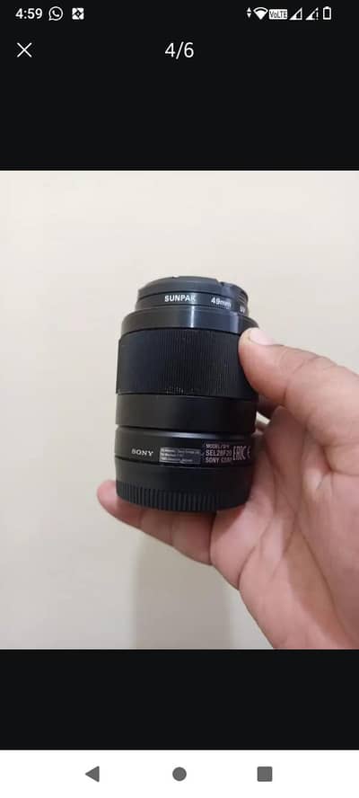 Sony Lense