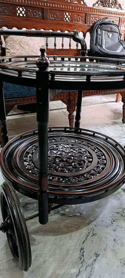 Chinioti coffee or Tea Trolley for Sale