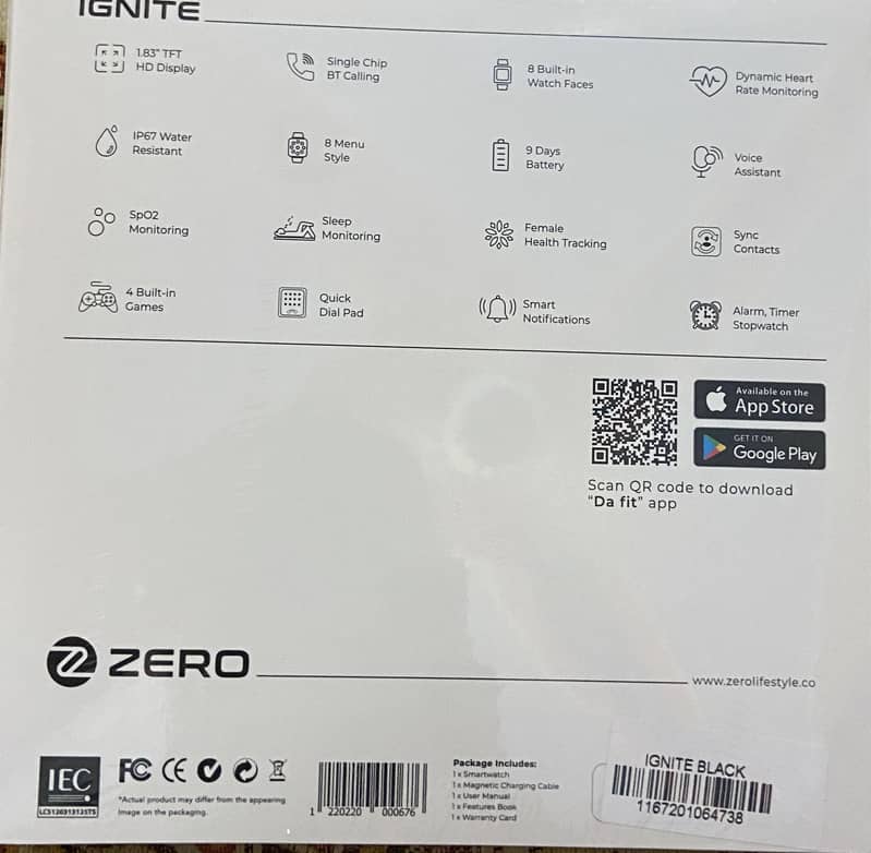 Zero ignite smart watch 2