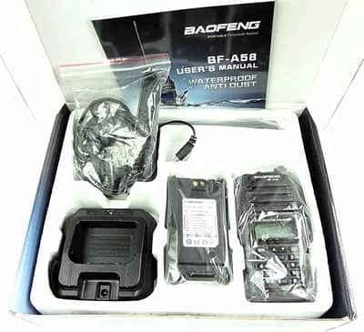 Original Baofeng A58 Walkie Talkie Set, Waterproof Wireless Set BF-A58