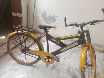 yellow bicycle,