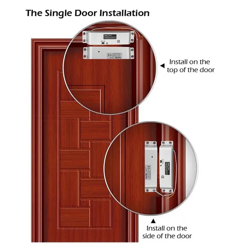 Remote control Drop Bolt Lock Door Access Control Security 6