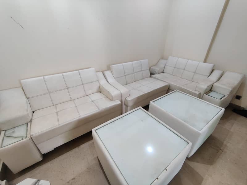 8 seater sofas with 2 tables 0