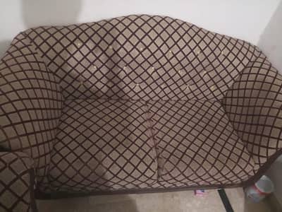 5 SEATER SOFA SET and TABLE