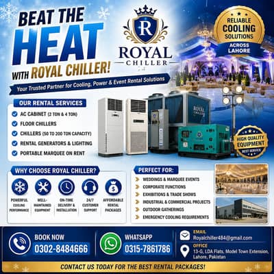 AC Rent / Ac Cabinet Rent | Generator Rental | Wedding Event Power