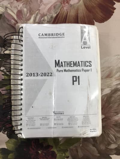 Cambridge A levels maths past papers from 2013-2022 student resources