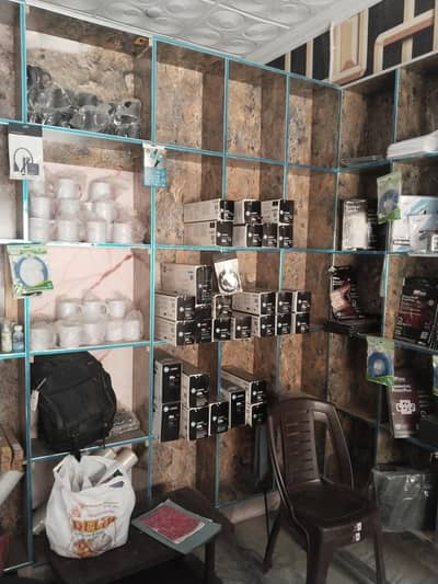 Wooden Racks and counter