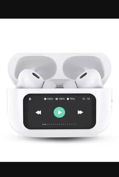 A9 pro earbuds wireless with ANC & LCD Display