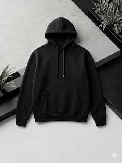black hoddie