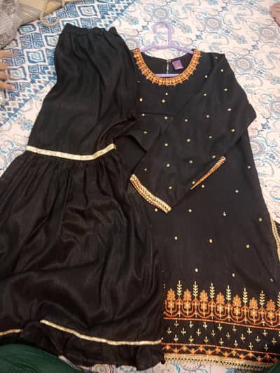 Garara with short kurti