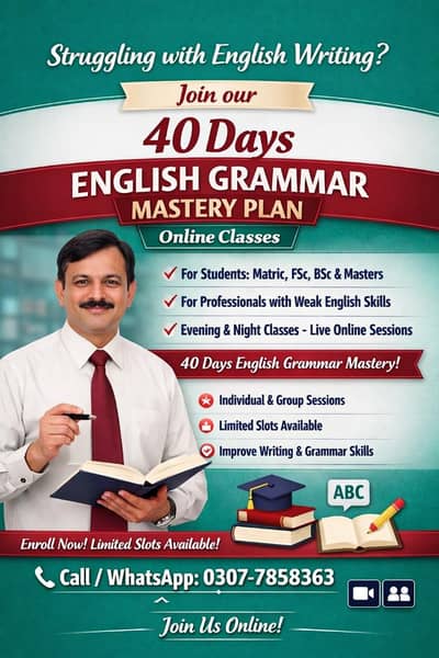 English Grammar Course for Writing