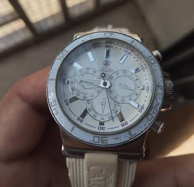 Calgary Monterosso Limited Edition Watch - White.