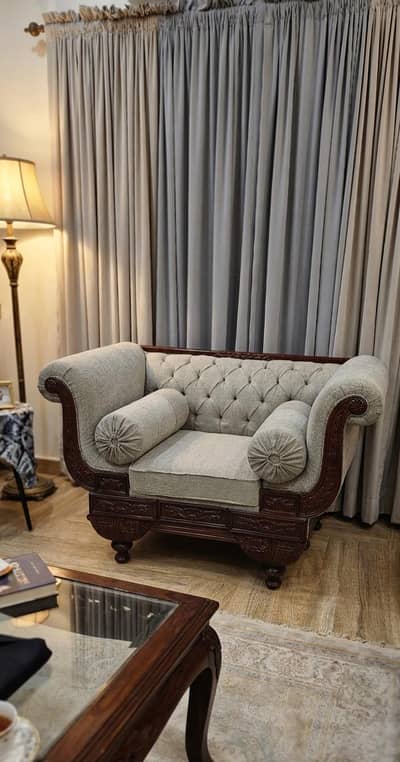 Sheesham wooden sofa  9 seater