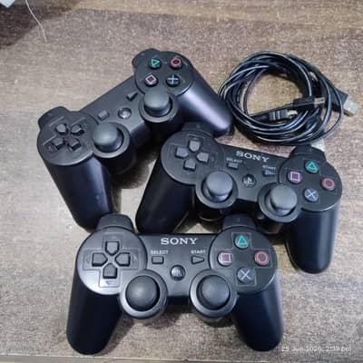 Used PS3 Dualshock3 Sixaxis Controllers For Sale - Good Condition.