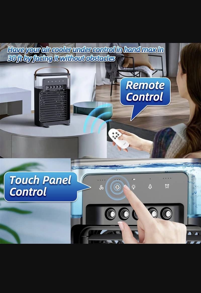 Mini Air cooler with remote control & mist function 1