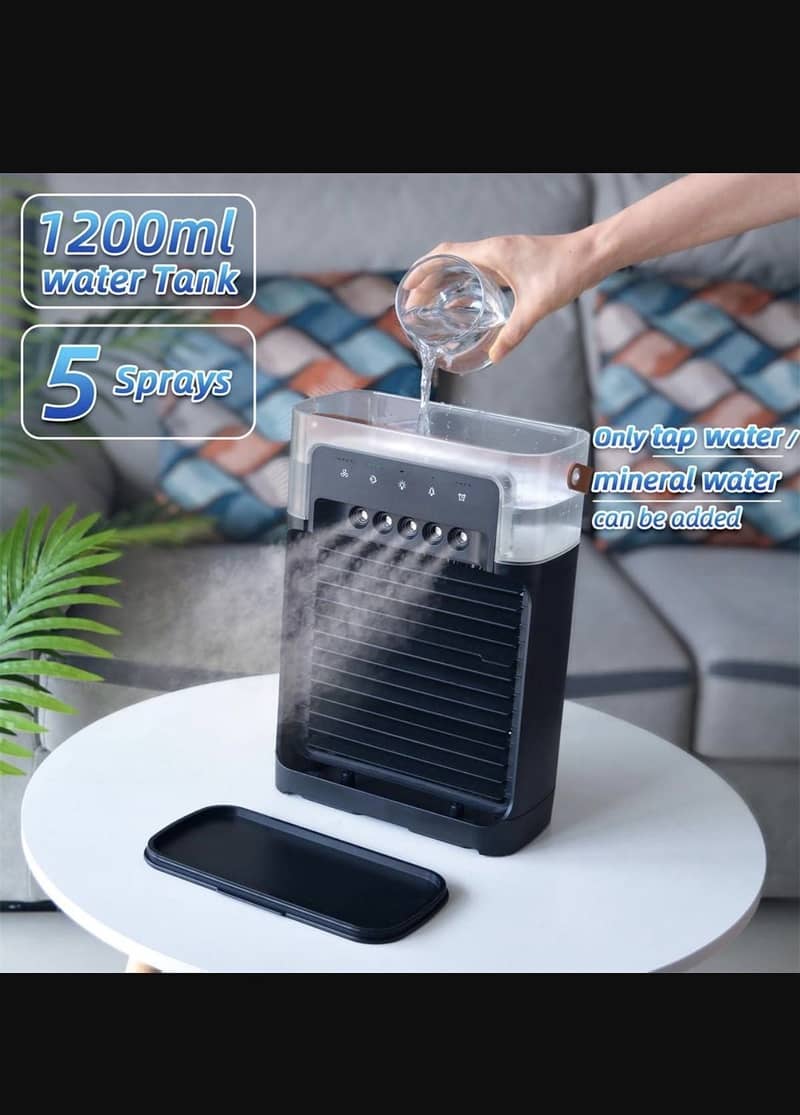 Mini Air cooler with remote control & mist function 2