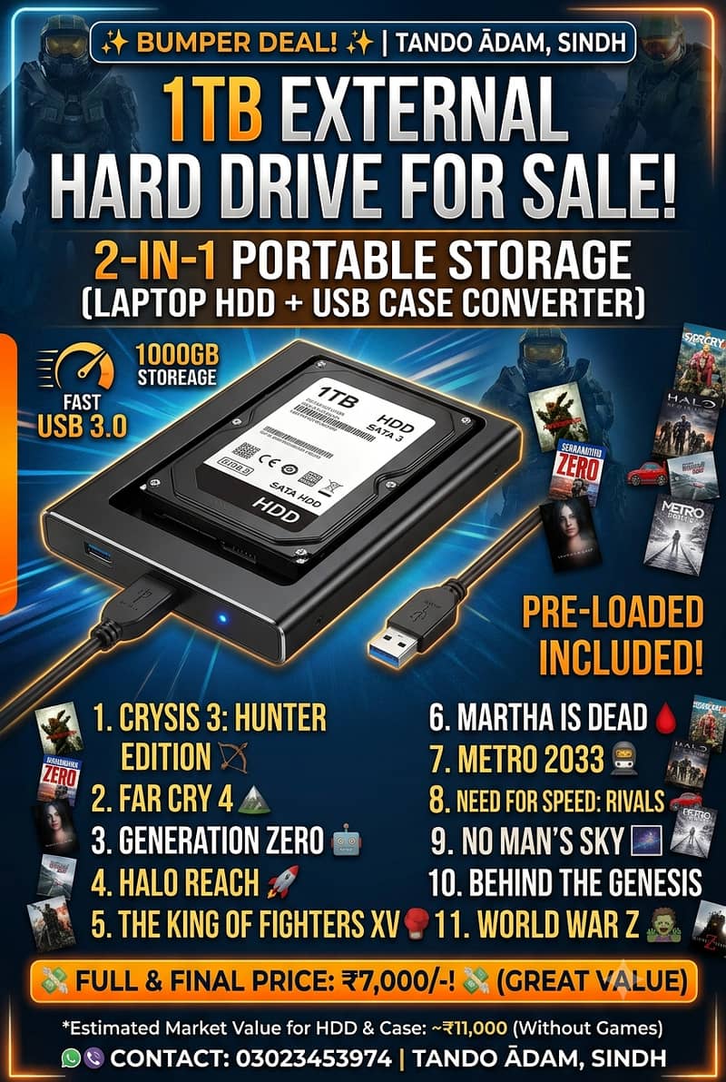 Hard disk 1TB 0