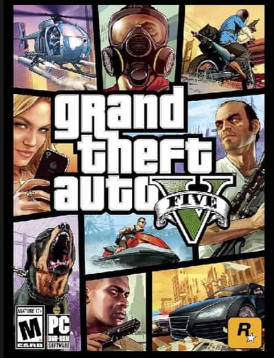 GTA V Grand thief Auto For PC/Computer /Laptop