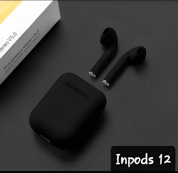 i12 TWS Airpods – Wireless Bluetooth 5.0 Earphones Headset | Touch Control | Android & iPhone Compatible.