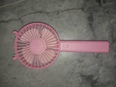 Portable Mini USB Rechargeable Hand Fan Pink - Attock