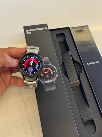 SAMSUNG Watch 5 Pro 45mm Full Box