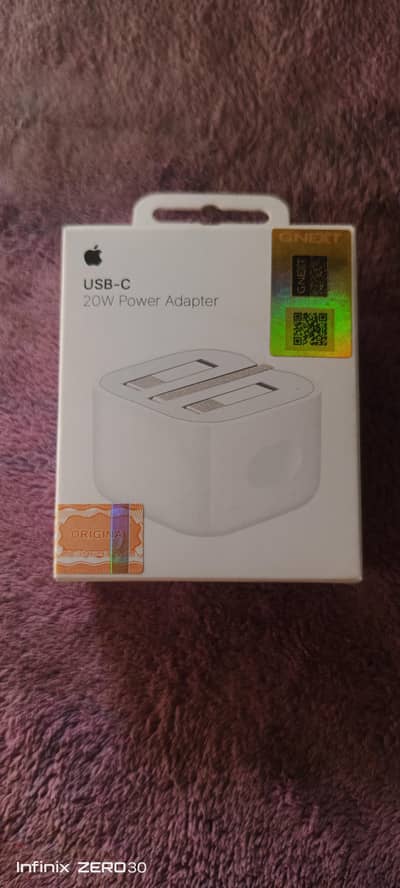 iPhone original charger 20w adapter