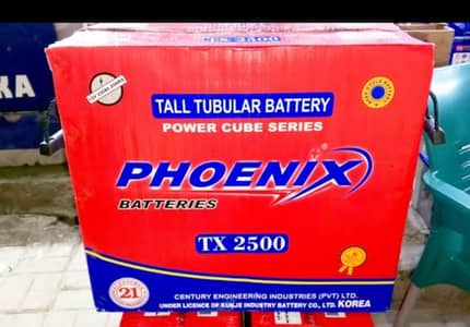 phoenix battery 2500 tubular
