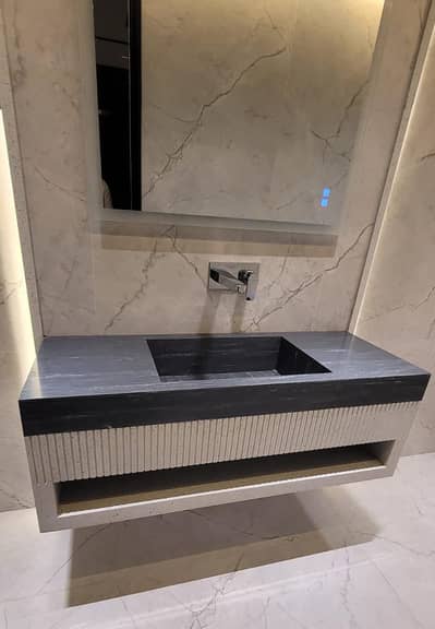 Corian vanity Customised And Regular Size