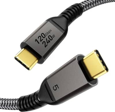 Thunderbolt 5 braided cable 1 meter
