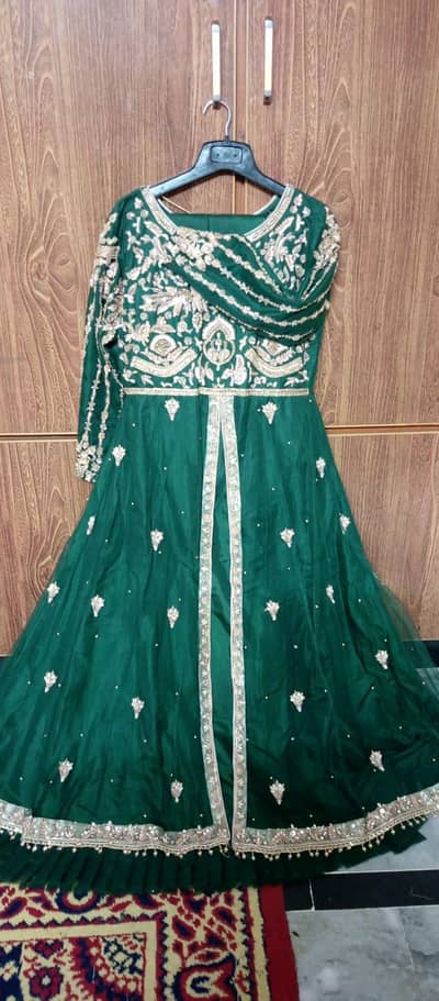 Bridal Maxi with heavy embroidery