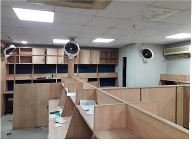 Sami Furnished Area 2200 Square Feet Brand New Corporation Office Available For Rent In Barket Market Garden Town Lahore