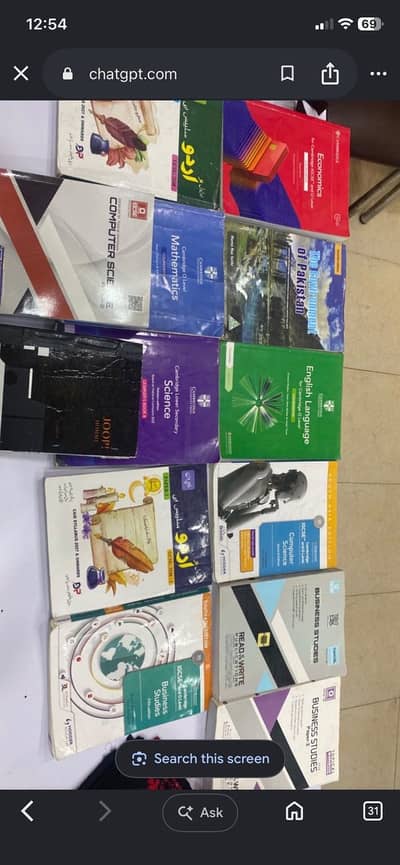  O Level Books for Sale – Complete Set | Excellent Condition