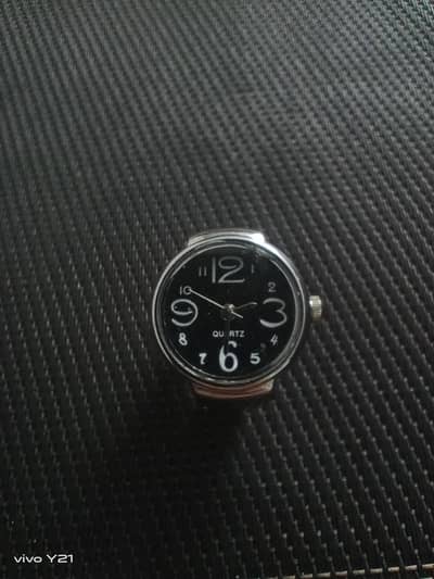 stainless ring watch