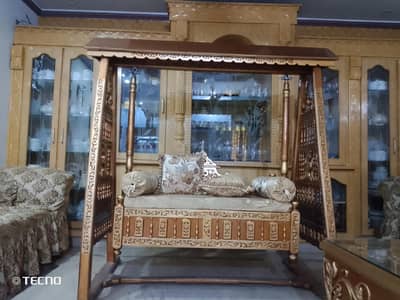 luxury wooden jhula for sale _execllent condition