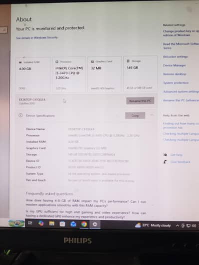 Core i5 3th generation Dell Desktop