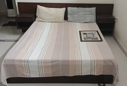 Wooden bed