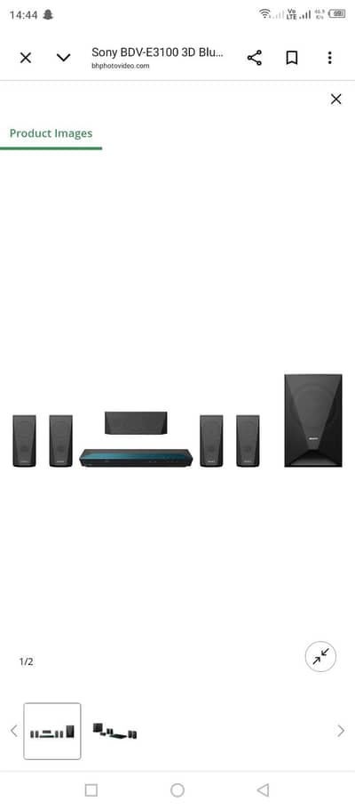 sony home theater bdv 3100