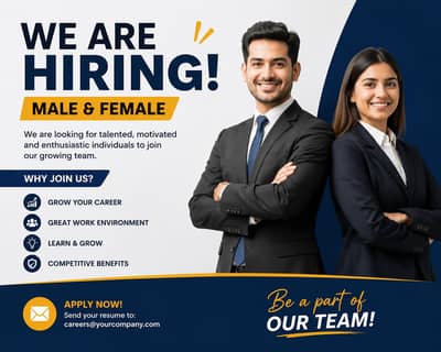 we are hiring male or female for online work