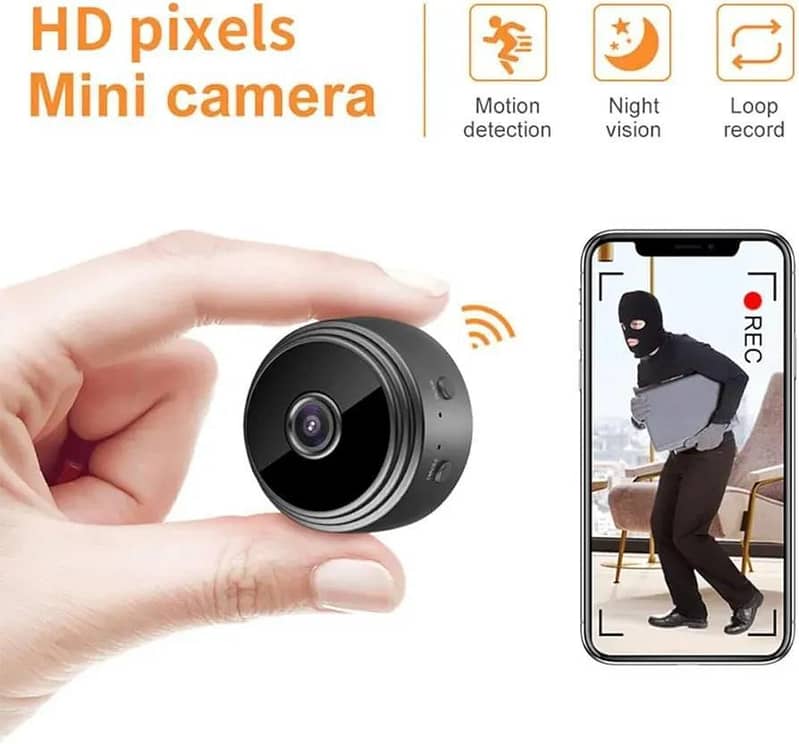 Mini Clear Vision Camera Black Long Range 2
