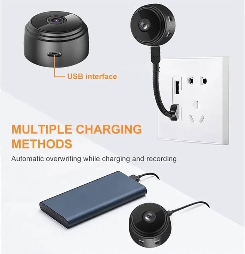 Mini Clear Vision Camera Black Long Range 6