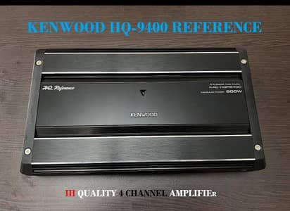 kenwood 4 channel amplifier