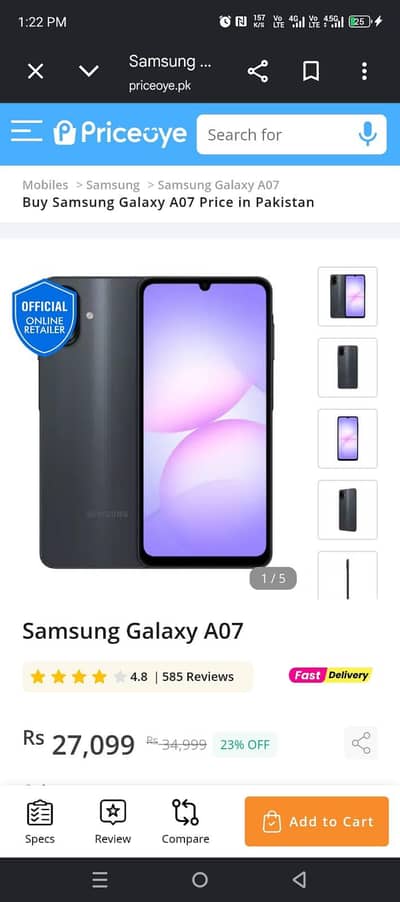 Samsung Mobile A07 5G