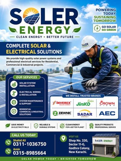 Solar System Installation & Maintenance , Inverters & Battary