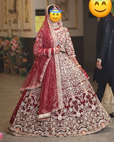 Embroidered Bridal Dress