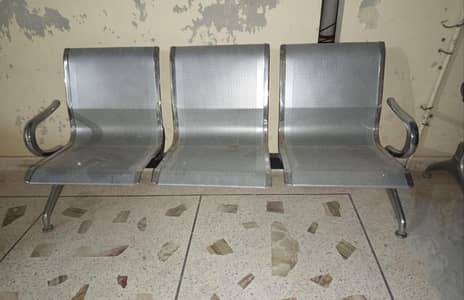 03 Seater Steel Sofa