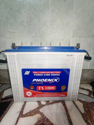 Phoenix tubular battery TX 1800
