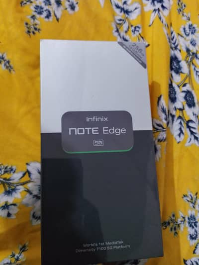 Infinix note edge non active